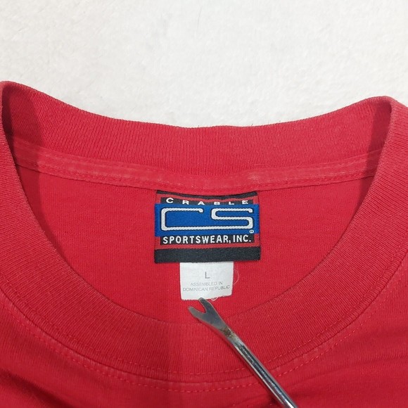 Vintage Ohio State Buckeyes Embroidered  Ted 1997 Rose Bowl Shirt Mens Sz Large - Picture 6 of 10